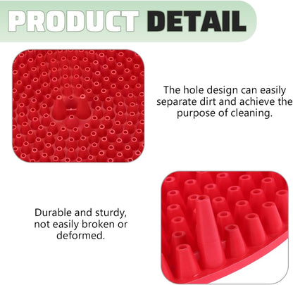 Car Wash Bucket Grit Trap Inserts, Vehicle Detailing Wash Filter for Remove Dust and Dirt, Automotive Cleaning Tool Fits 12 Inch Diameter Bucket, Universal for SUV RV Truck (Black)
