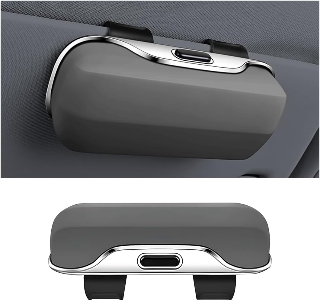 Car Sun Visor Organizer, Car Visor Pocket Wallet Pouch Holder, Vehicle Sunshade Glasses Case Storage Bag with Multi-Pocket Net Zipper, Auto Interior Accessories Universal for SUV Truck Van (Black)