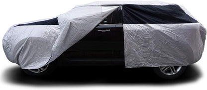 Titan Lightweight Poly 210T Car Cover for Compact SUV 170-187". Waterproof, UV Protection, Scratch Resistant, Driver-Side Zippered Opening. Fits Rav4, Rogue, CR-V and More.
