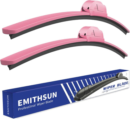 OEM QUALITY 26" + 16" Premium All-Seasons Stable And Quiet Windshield Wiper Blades(Set of 2) - Colors A