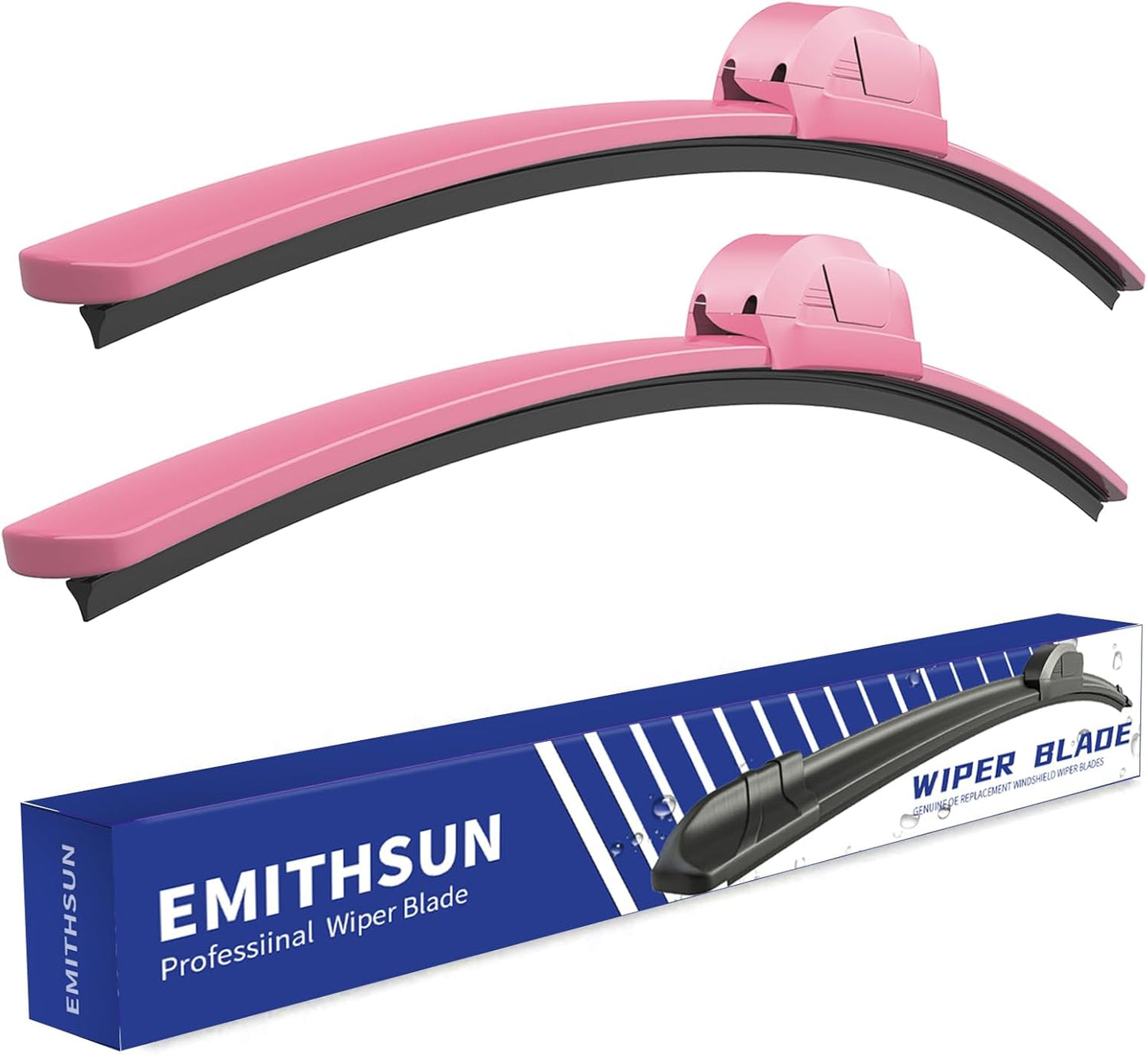 OEM QUALITY 26" + 16" Premium All-Seasons Stable And Quiet Windshield Wiper Blades(Set of 2) - Colors B
