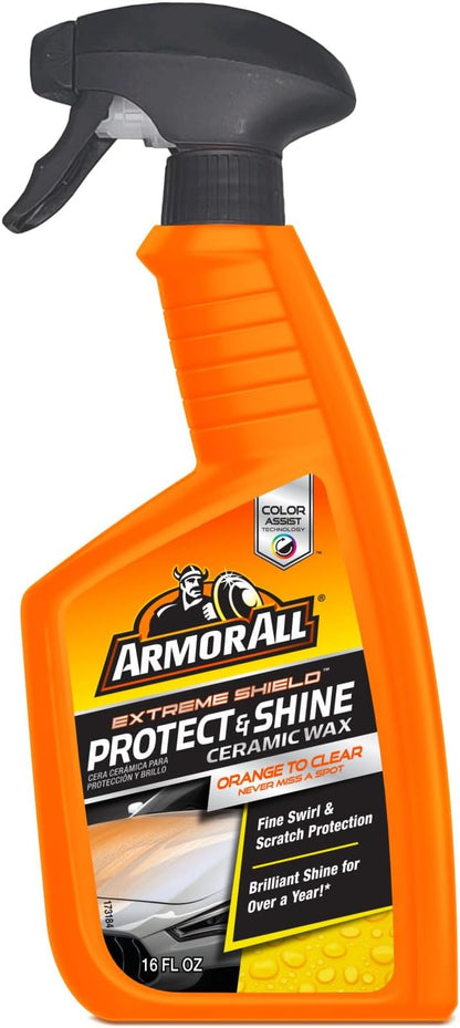 Armor All Extreme Shield Protectant Spray , Interior Car Cleaner with UV Protection Against Cracking and Fading, 16 Fl Oz