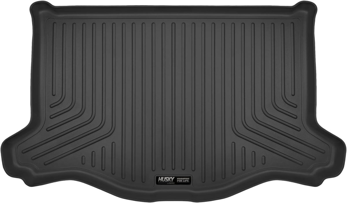 Husky Liners Weatherbeater Floor Mats | Fits 2009-2013 Honda Fit | Front & 2nd Row, 3-pc Black - 98491