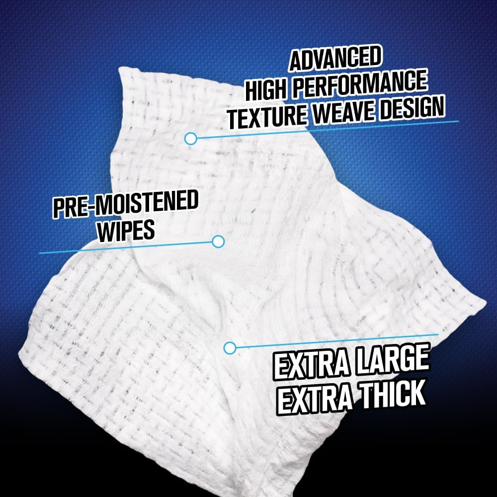 Chemical Guys Canister Wipes - VRP & Total Car Interior Cleaner & Protectant, Great for Cars, Trucks, SUVs, RVs, & More (60 Ct)