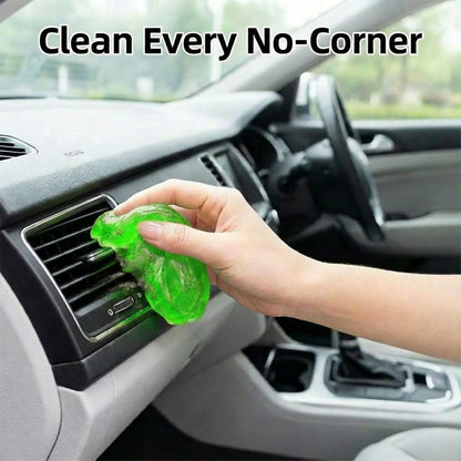 4PCS Car Cleaning Gels, Universal Automotive Air Vent Dust Cleaning Putty, Reusable Auto Interior Detailing Slime Supplies, Fit for Dashboards, Cup Holders (Colorful)