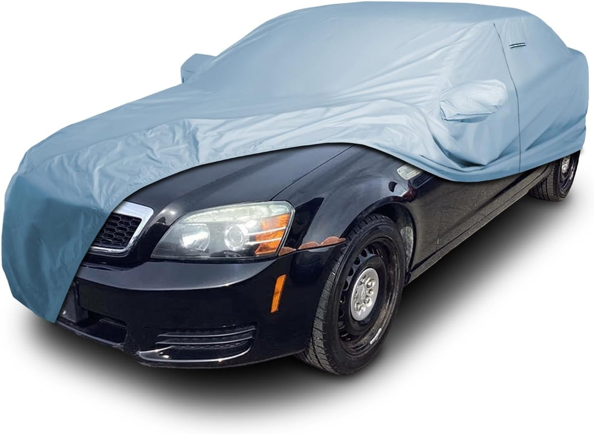 iCarCover Premium Car Cover for 1970-1972 Chevy Monte Carlo Heavy Duty Waterproof All-Weather Automobiles Custom Fit Indoor Outdoor UV Snow Protection Covers with Straps and Bag - Colors A