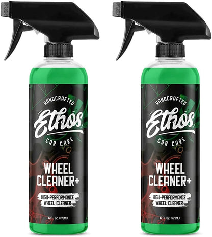 Ethos Wheel Cleaner Spray - Iron Remover Car Detailing - Rim Cleaner Spray Brake Dust, Iron Remover - Color Change Technology - Professional Strength Formula - Brake Dust Remover