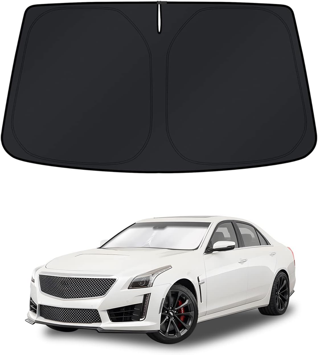 KUST Windshield Sun Shade for Toyota RAV4 2019-2022 2023 2024 2025 2026 Window Accessories Shade Sun Visor Cover Foldable Block UV Rays - Colors B