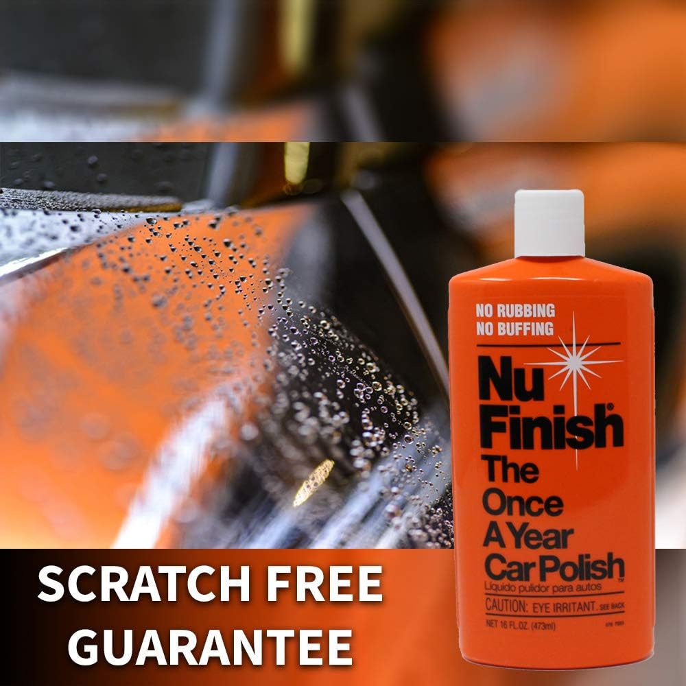 Nu Finish The Once A Year Car Polish Liquid - 16 OZ