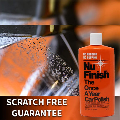 Nu Finish The Once A Year Car Polish Liquid - 16 OZ