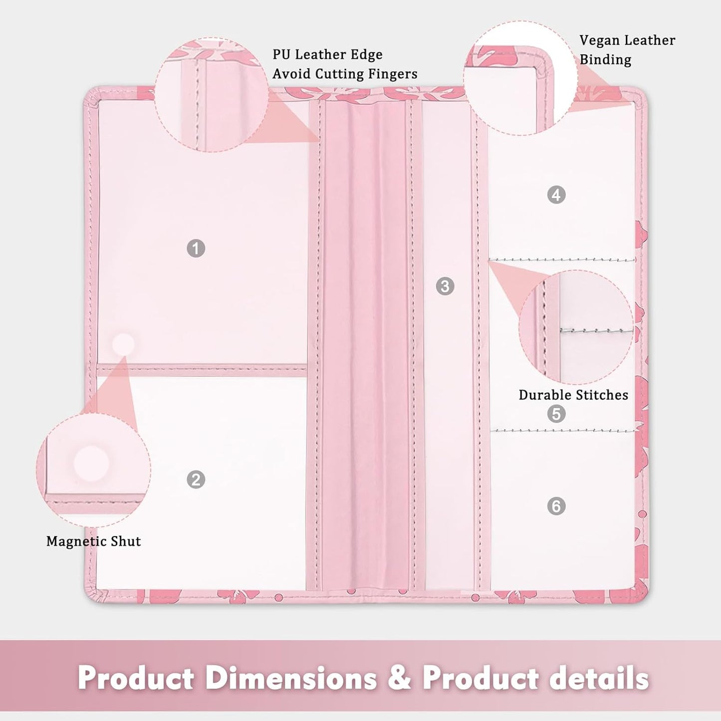 Car Registration and Insurance Holder, Auto Truck Document Holder with Magnetic Shut, Vehicle Glove Box Car Organizer, Interior Car Accessories for Women Men (Bow)