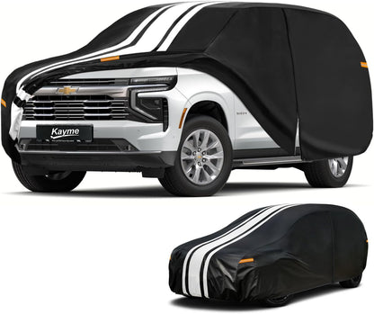 Kayme Heavy Duty Car Cover Custom Fit for BMW 3 Series 320i 325i 328i 330i 335i (1982-2026), Outdoor Full Exterior Cover with Tape and Towel, Rain Snow Sun UV Protection. - Colors B