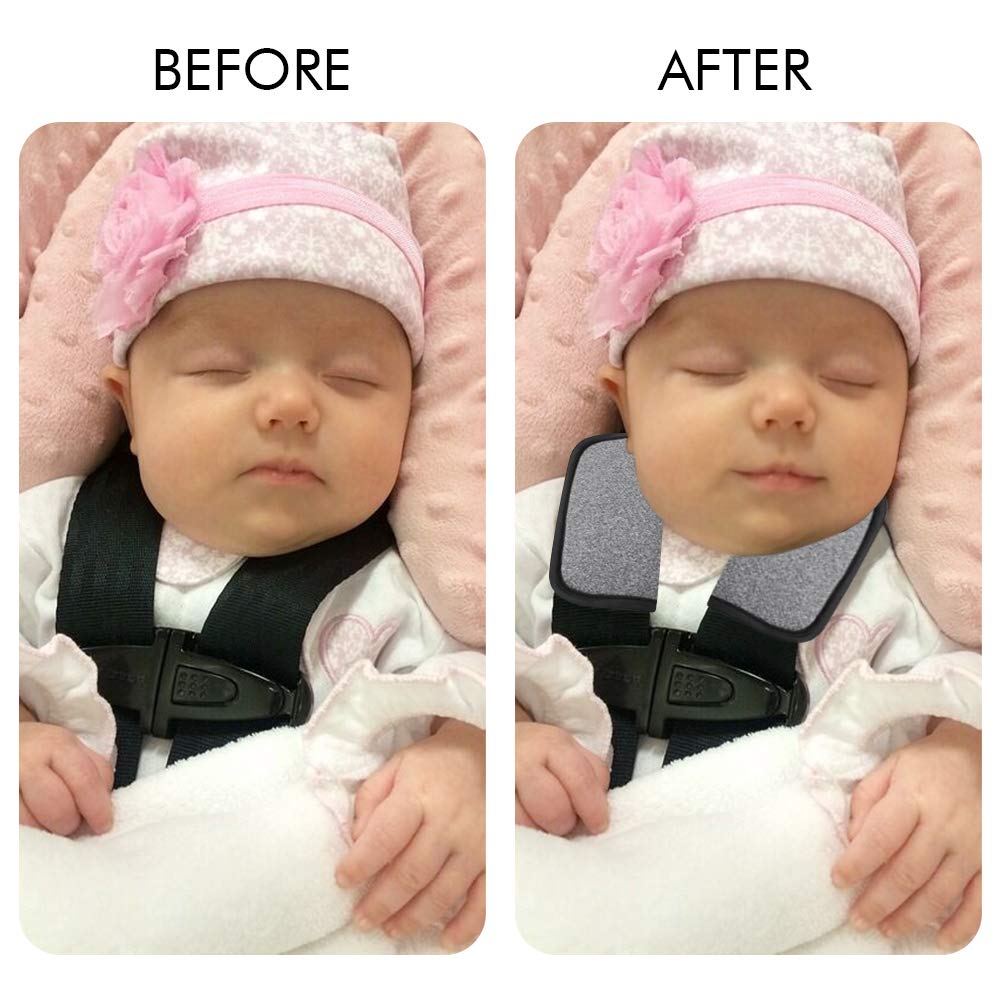 Accmor Car Seat Strap Covers for Baby Kids, Car Seat Strap Covers Shoulder Pads, Soft Seat Belt Covers for All Car Seats, Pushchair, Stroller