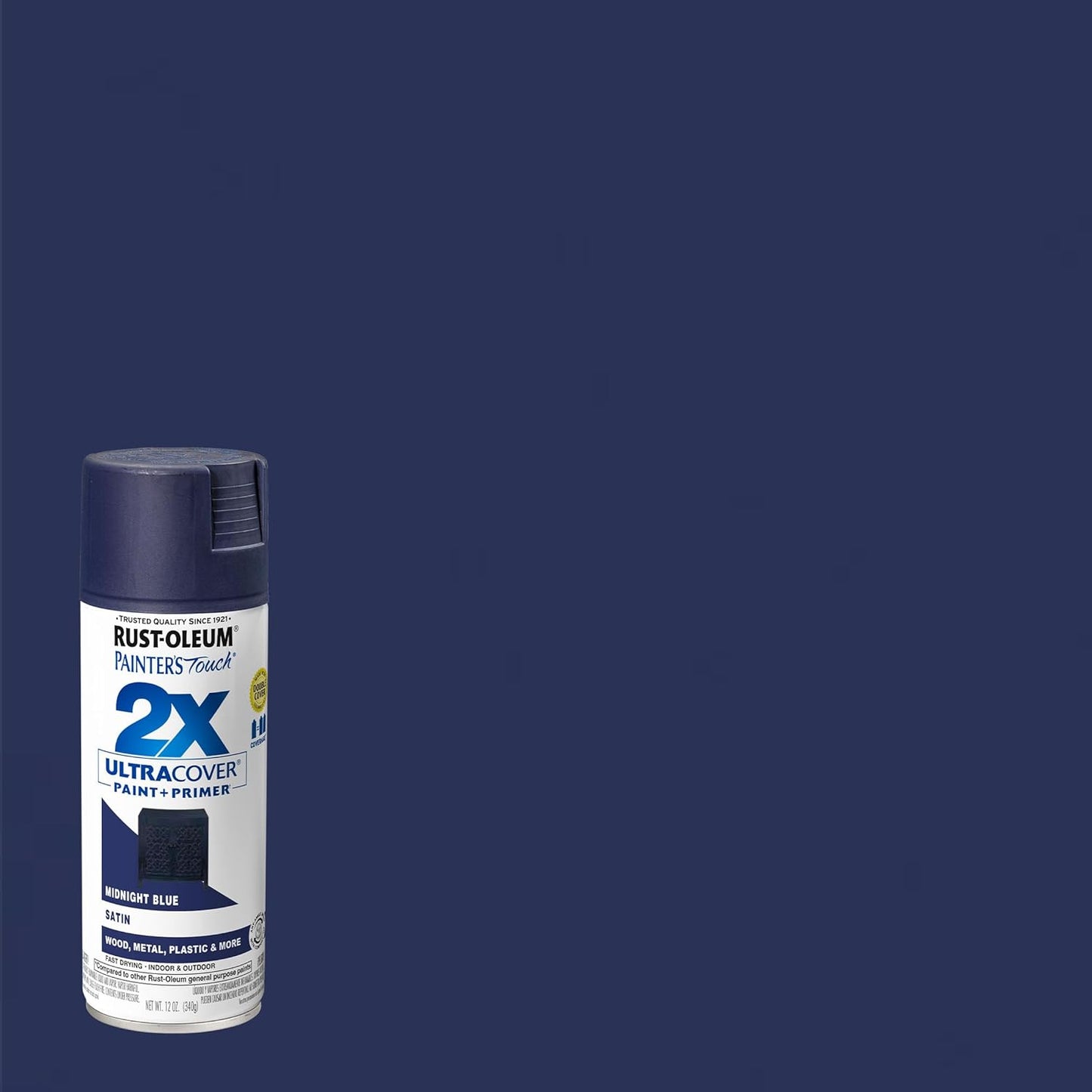 Rust-Oleum 334029 Painter's Touch 2X Ultra Cover Spray Paint, 12 oz, Gloss Clear - Colors B