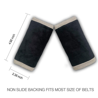 Car Seat Strap Covers for Baby Kids, Seat Belt Covers Strap Pads Cushion for boy Girl, Protect Neck and Shoulder rubbing, Anti-Slip Design, Universal for Stroller/Carrier/Pushchair Grey