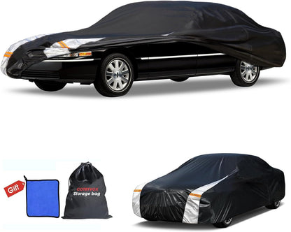 Large SUV Car Cover for Chevy Suburban 100% Waterproof All Weather, Heavy Duty Outdoor Full Exterior Covers Rain Sun Wind UV Protection. - Colors B