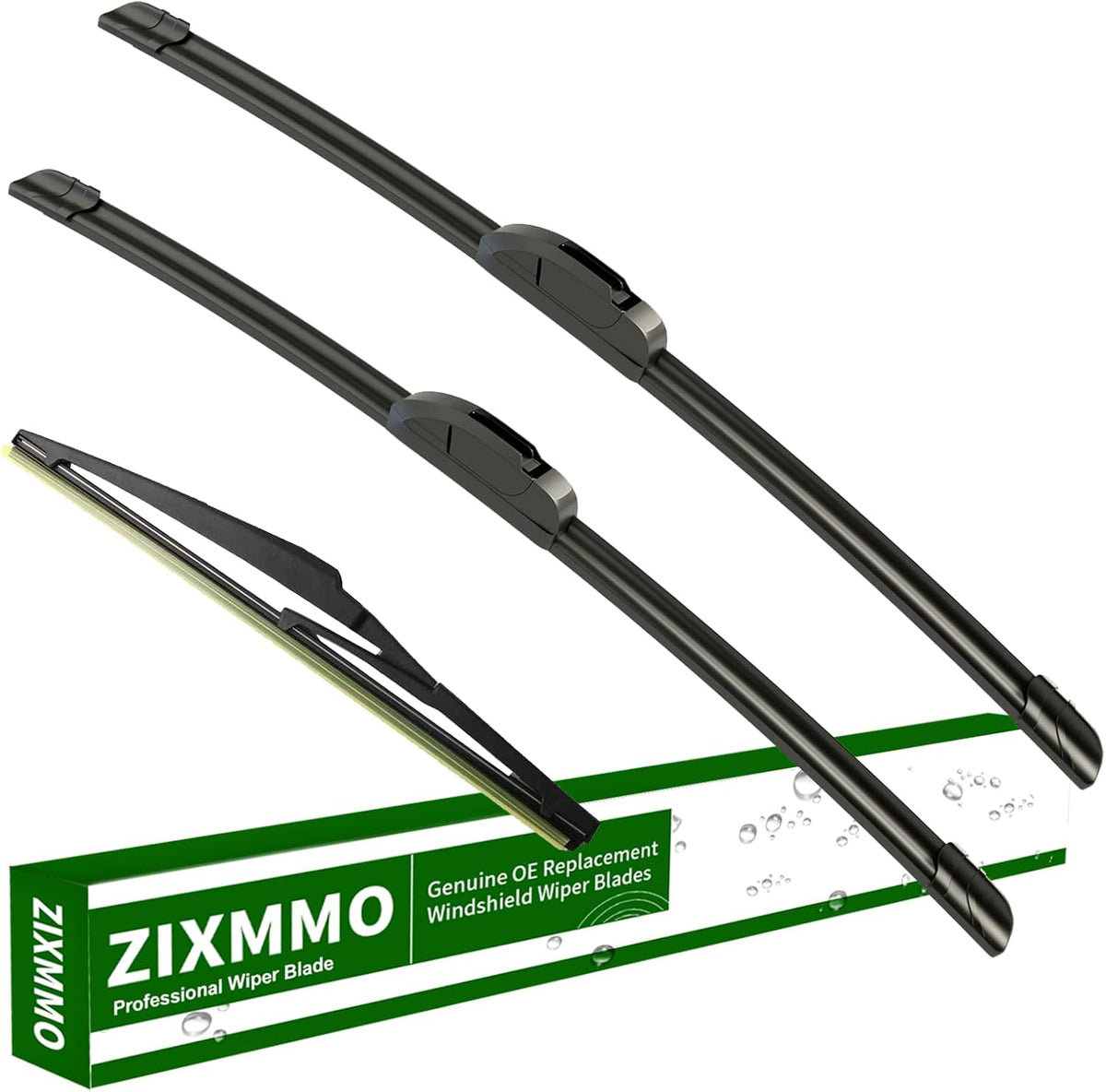 3 Factory Wiper Blade Replacement for Subaru Impreza 2017-2020 2021 2022 2023 Crosstrek 2018-2021 2022 2023 Original Equipment Windshield Wiper Blades Set - 26"/16"/12"(Set of 3) Top Lock - Colors B