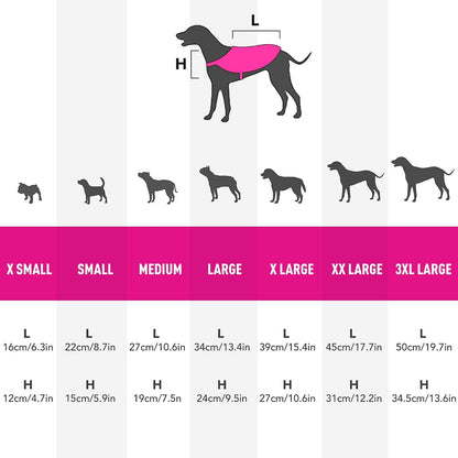 Pink Reflective Dog Vest for Large Breeds,High Visibility Dog Safety Vest Harness with Removable Bell Keep Safe from Hunting, Training & Cars Accidents