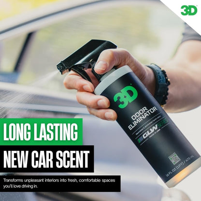 3D Odor Eliminator 1 Gallon – Professional Car Interior & Home Deodorizer Spray – Neutralizes Smoke, Pet & Food Smells at the Source – Fresh Clean Scent, Eco-Friendly & Biodegradable – Made in USA