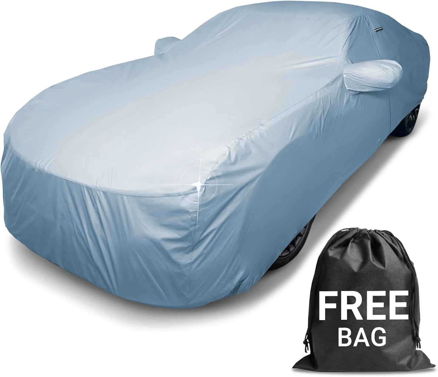 iCarCover Premium Car Cover for 1970-1972 Chevy Monte Carlo Heavy Duty Waterproof All-Weather Automobiles Custom Fit Indoor Outdoor UV Snow Protection Covers with Straps and Bag - Colors A