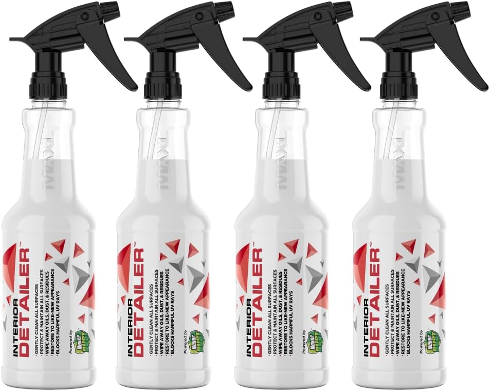MAXL® Interior Car Cleaner Detailer Spray with NeverDust® Technology Formula (20oz, 1 Pack) - Repels Dust, Wipes Oil, Residue with Matte Finish for Leather, Dash, Trim & Screens - Safe on All Surfaces