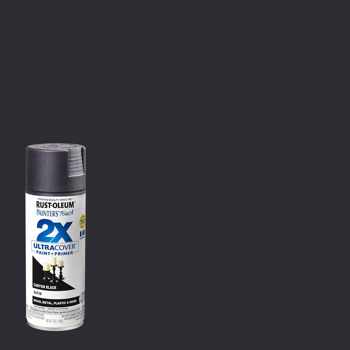 Rust-Oleum 334029 Painter's Touch 2X Ultra Cover Spray Paint, 12 oz, Gloss Clear - Colors A
