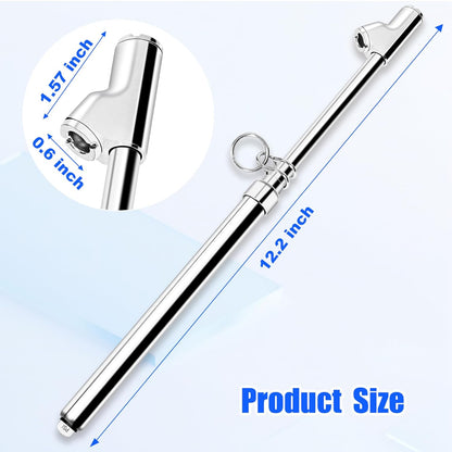 2-Pack Dual Head Tire Pressure Gauge – Heavy Duty 10-150 PSI Air Pressure Gauge with Stainless Steel Body, Metal Nozzle & Durable Plated Brass – for Cars, Trucks, Bikes, RVs & Vehicles