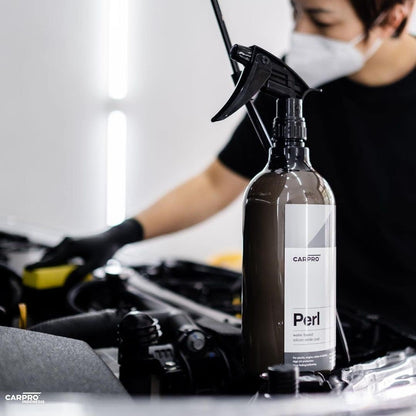 CARPRO PERL Plastic & Rubber Protectant - [Plastic, Engine, Rubber, Leather] - Concentrated Tire Dressing, Water Based UV Protection, Satin Finish - 1 Liter (34oz)