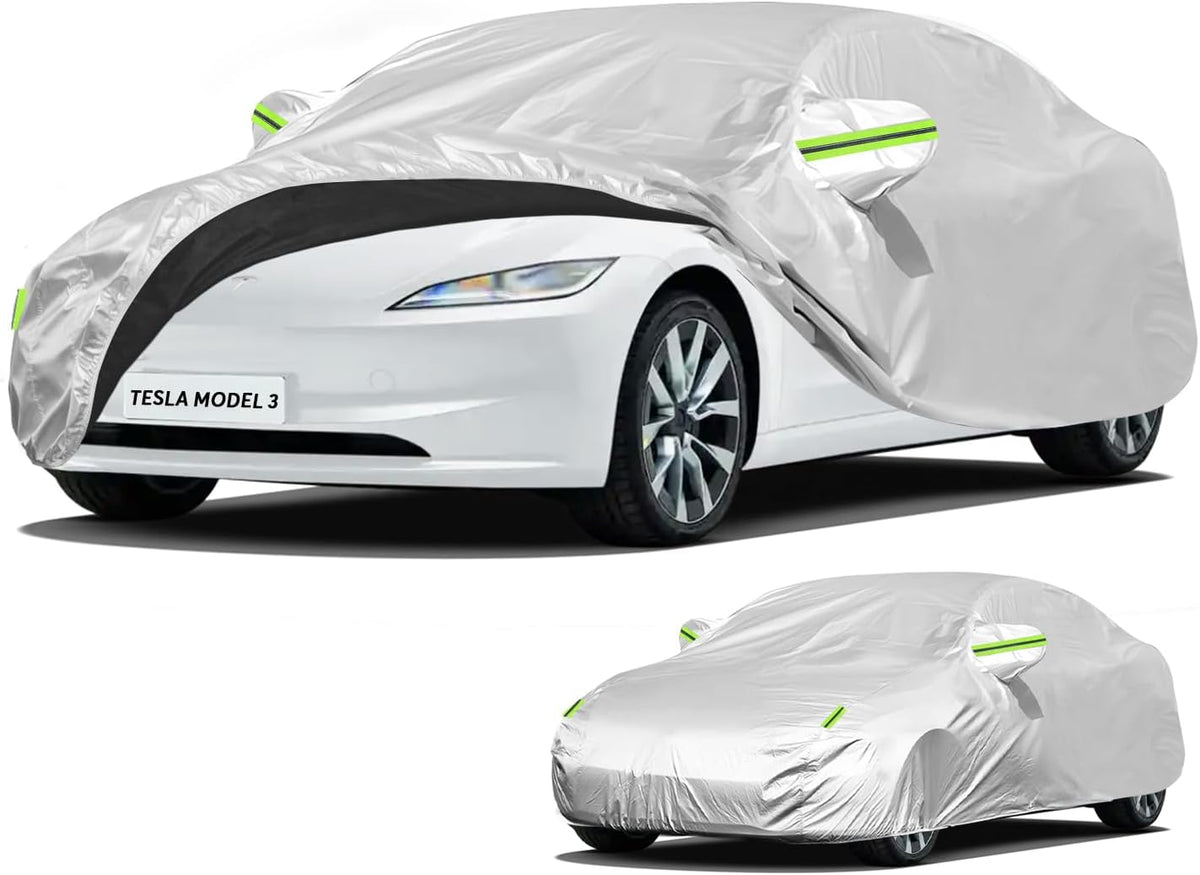 Car Cover, SUV Waterproof Car Covers for Automobiles All Weather Season UV Hail Protection Snowproof Full Car Cover, Outdoor Full Cover Universal Fit SUV Up to 190’’