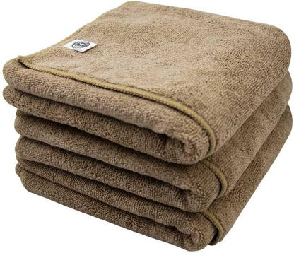 Chemical Guys Workhorse Professional Grade Microfiber Towels for Cars - Black 16x16 Inch Microfiber Cleaning Cloths for Home & Pet Drying, Soft & Scratch-Free, Washing, Drying & Cleaning, 3 Pack