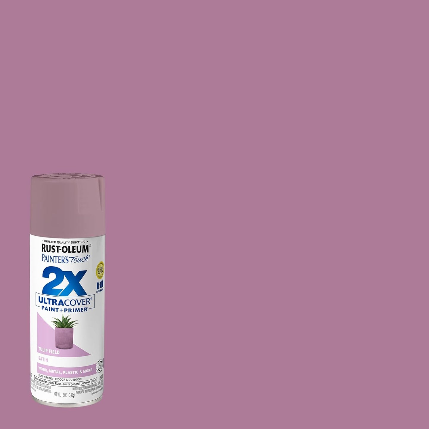 Rust-Oleum 334029 Painter's Touch 2X Ultra Cover Spray Paint, 12 oz, Gloss Clear - Colors B