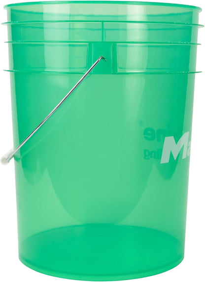 Maxshine 3.5 Gallon Universal Detailing Bucket (Red) – Car Wash Bucket for Scratch-Free Washing – Garage Storage & Auto Detailing Tool Holder – Holds Soap, Foam Cannon, Brushes, Microfiber Towels