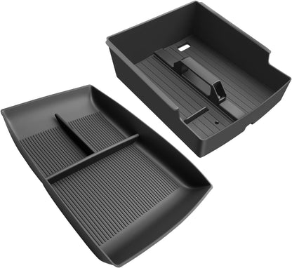 SKTU 2-Pack 2023 2024 2025 2026 Lexu s RX350 Center Console Organizer for 2023-2026 Lexu s RX350/RX450h/RX500h Console Tray 2023 2024 2025 2026 RX350 Accessories with Sunglasses Holder [Double Layers]