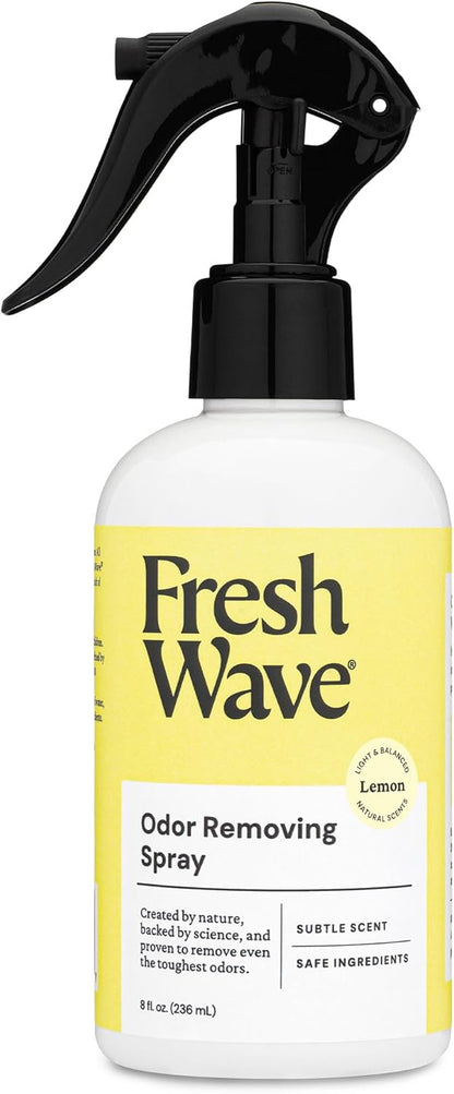 Fresh Wave Original Scent Odor Removing Spray, 8 fl. oz. | Pack of 2 | Odor Absorber for Home, Furniture, Fabrics & Trash | Safer Odor Relief