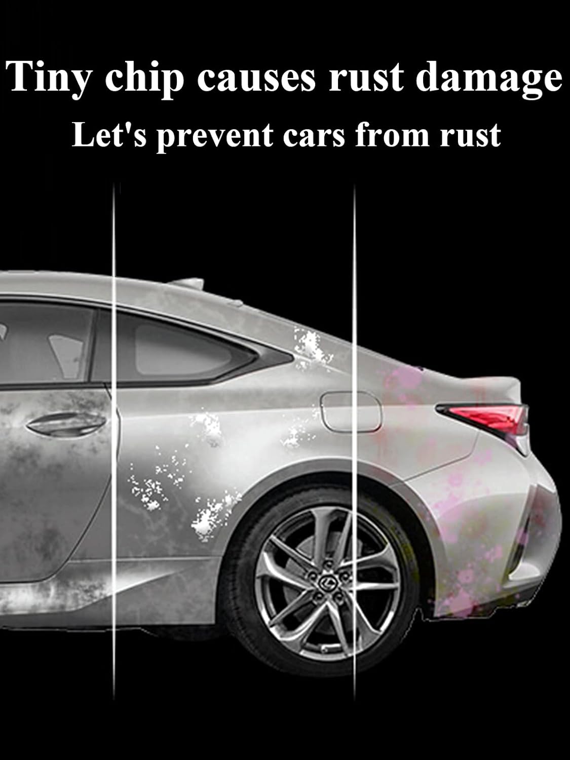 SYOAUTO Black Touch Up Paint for Cars, Auto Touch Up Paint Black Scratch Repair Automotive Black Car Paint Pen 2 in 1 Car Touch Up Paint 0.4 oz