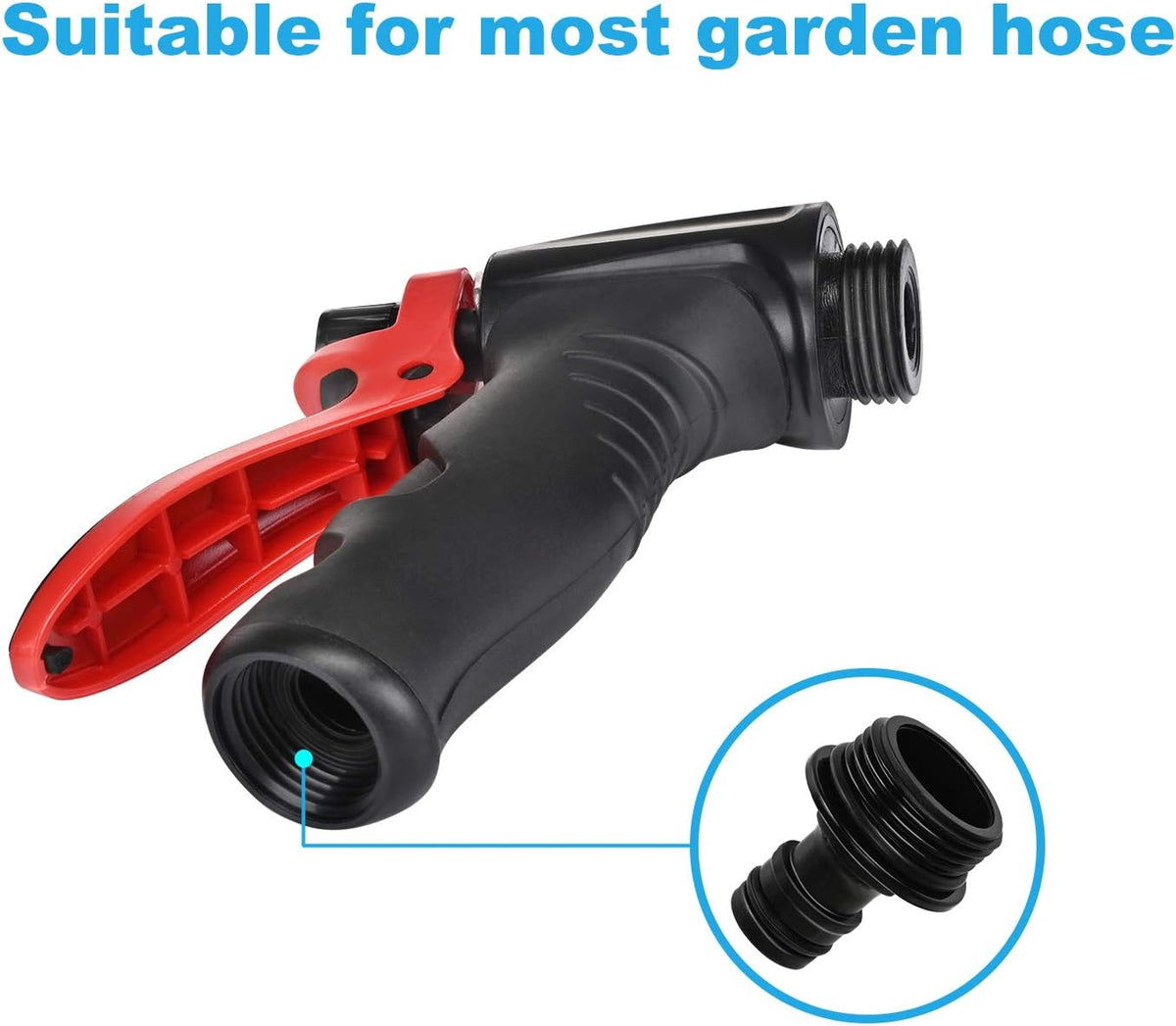 Car Foam Gun, Juqiboom - Adjustable Ratio Dial Car Snow Soap Gun Fit Low Water Pressure Universal Standard Garden Hose, Blaster Car Washer Sprayer for Home Garden Use