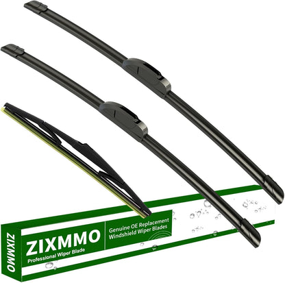 3 Factory Wiper Blade Replacement for Subaru Impreza 2017-2020 2021 2022 2023 Crosstrek 2018-2021 2022 2023 Original Equipment Windshield Wiper Blades Set - 26"/16"/12"(Set of 3) Top Lock - Colors A
