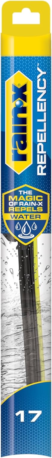 Rain-X 810363 Repellency Water Repellent Wiper Blades, 22" Windshield Wipers (Pack of 2), All Weather Streak-Free for Enhanced Visibility w/Water Repellency Formula [Amazon Exclusive] - Colors A