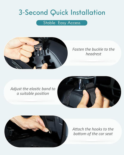 FLORICH Car Seat Gap Filler, Pro-Seats Gap Filler Organizer and Storages 2-in-1, Premium Leather Center Console Organizer, Car Organizer Front Seat Universal Fit for Car SUV Truck