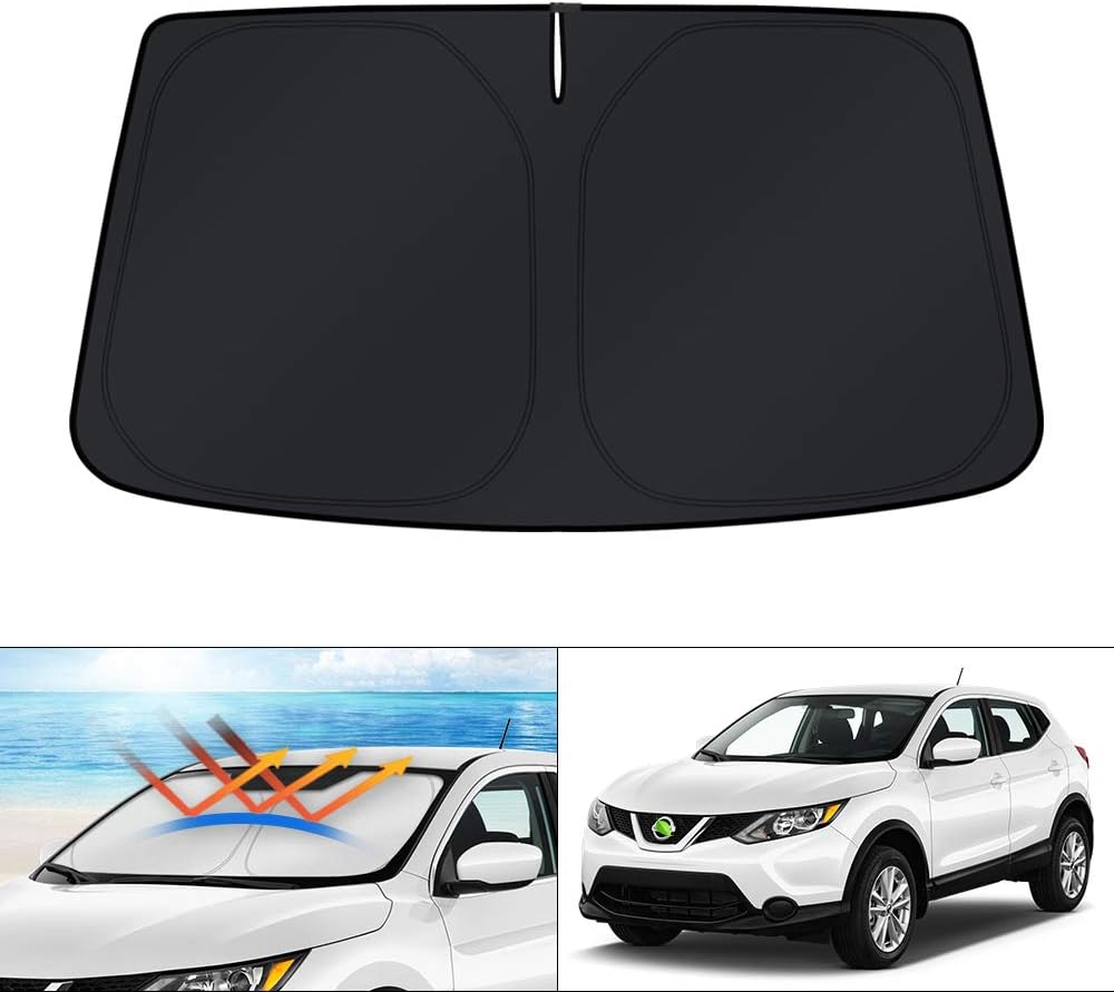 KUST Windshield Sun Shade for Toyota RAV4 2019-2022 2023 2024 2025 2026 Window Accessories Shade Sun Visor Cover Foldable Block UV Rays - Colors G