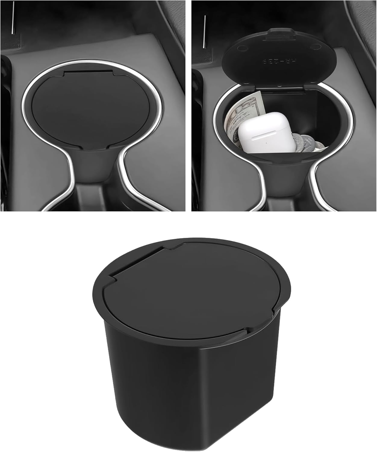 Glove Box Dividers Organizer Compatible with Toyota 2016-2020 2021 2022 2023 Tacoma Accessories Black ABS Material Center Console Organizer