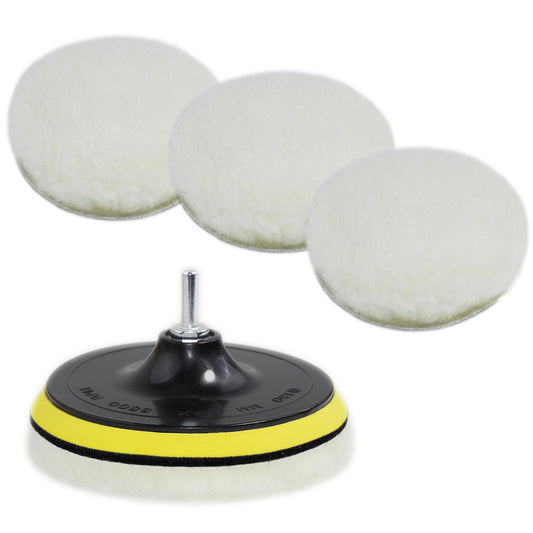 Car Foam Polishing Buffing Kit, Polishing Buffing Pads, Wool Pads,Polishing & Buffing Wheels, for Headlights & Body Foam Wax & Buffer Kits (27)