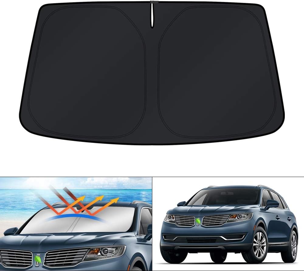 KUST Windshield Sun Shade for Toyota RAV4 2019-2022 2023 2024 2025 2026 Window Accessories Shade Sun Visor Cover Foldable Block UV Rays - Colors F