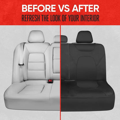 Motor Trend AquaShield Waterproof Front Seat Covers, Black Seat Covers for Cars – Neoprene Front Car Seats Cover, SUV Seat Covers Protector - Car Interior Cover for Auto, Trucks, & Dog Owners
