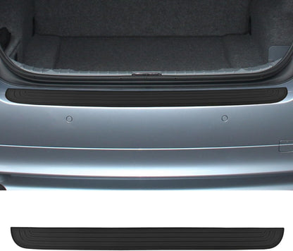 Craedli Car Rear Bumper Protector, 36" x 2.9" Anti Scratch Anti Collision Trunk Door Edge Guard, Non Slip Self Adhesive Automotive Exterior Protection Strip Accessories for Most Cars(36IN)