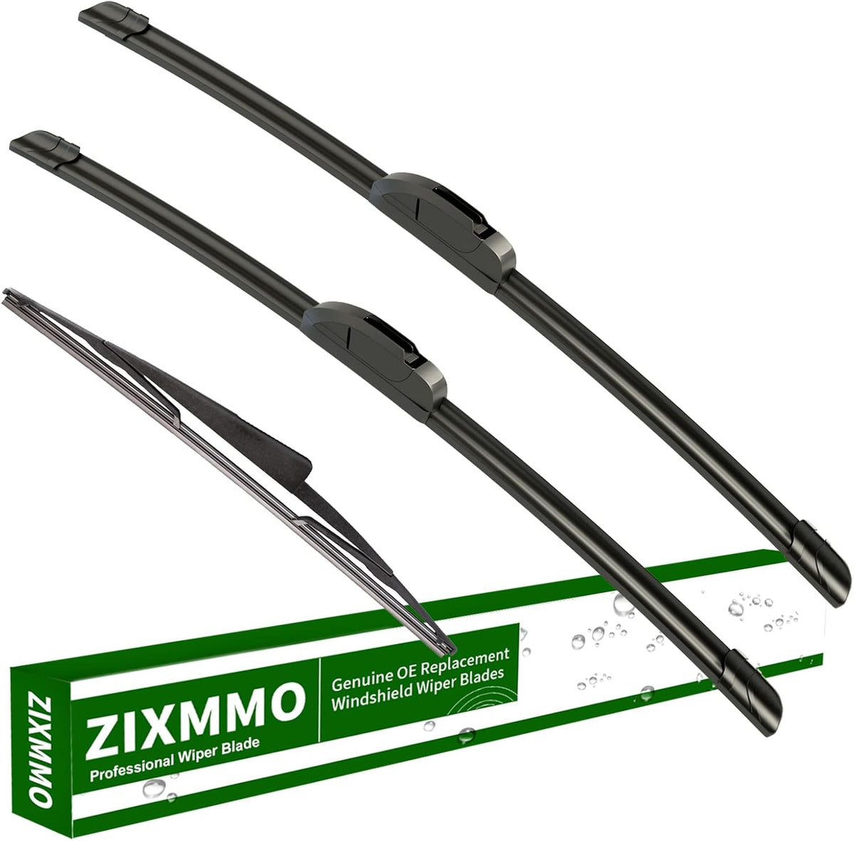 3 Factory Wiper Blade Replacement for Subaru Impreza 2017-2020 2021 2022 2023 Crosstrek 2018-2021 2022 2023 Original Equipment Windshield Wiper Blades Set - 26"/16"/12"(Set of 3) Top Lock - Colors B
