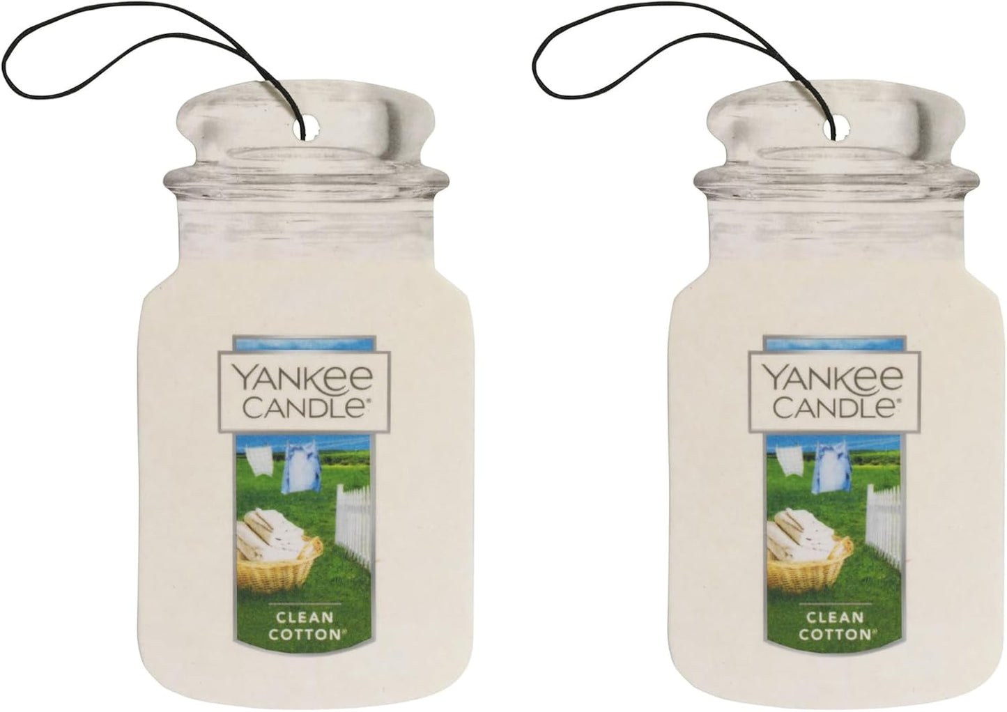 Yankee Candle Car Freshener Smart-Scent Vent Clips, 4-PACK (Sage & Citrus)