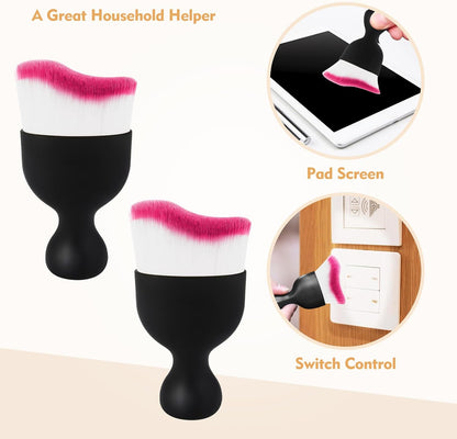 Car Interior Cleaning Brush Car Duster Interior with Ultra Soft Bristles Auto Detailing Brushes Dusting Car Accessories for Dashboard, AC Vents, Leather, Scratch-Free (1Pack)