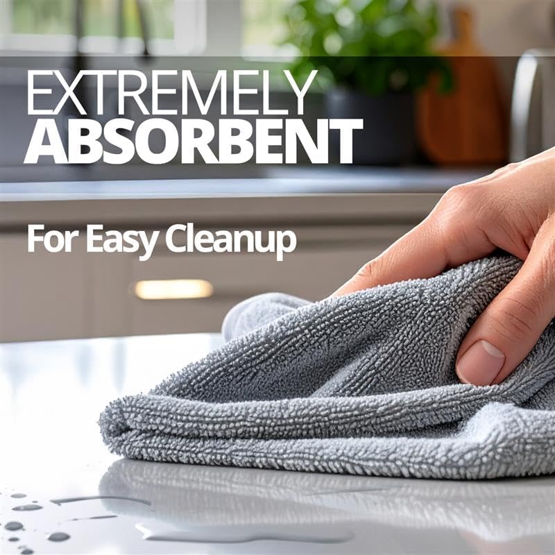 CERAKOTE Microfiber Towels (12 Pack) - Cleaning and Application Towels Durable Microfiber Material - 300 GSM Lint-Free Towel - Ideal for Cars, Home, Shop and Office Cleaning