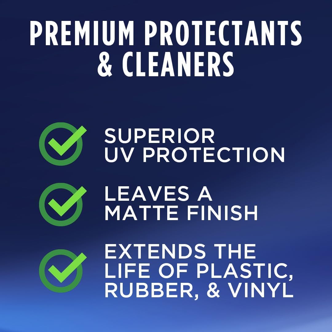 303 Products Aerospace Protectant Spray, UV Protection for Outdoor Surfaces – Protects Vinyl, Plastic & Rubber, Repels Dust & Dirt, Matte Finish, 10 oz